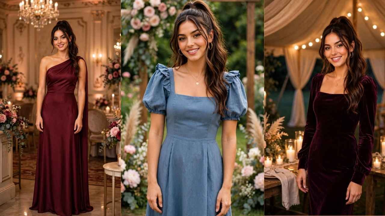 6 Fall Wedding Guest Dresses That Never Miss